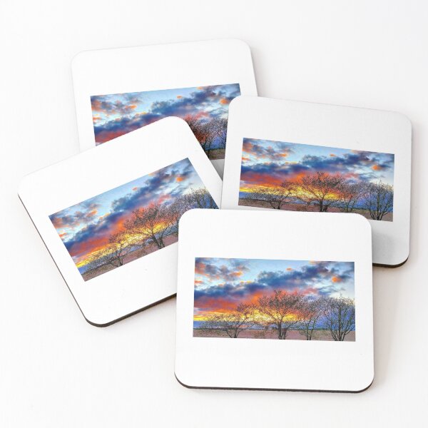 Item preview, Fiery Sunset Through the Trees designed and sold by EACS Photo.