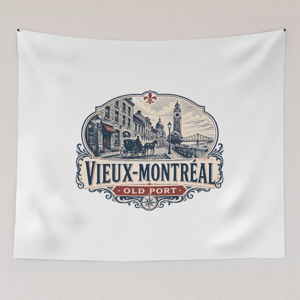 Item preview, Vieux Montreal Old Port Vintage Horse Carriage designed and sold by Fenay Designs.