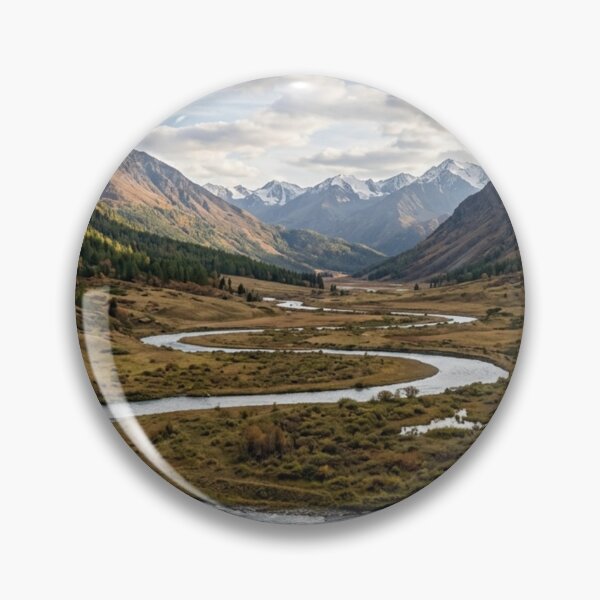 Item preview, River in an empty valley designed and sold by Malisa345.