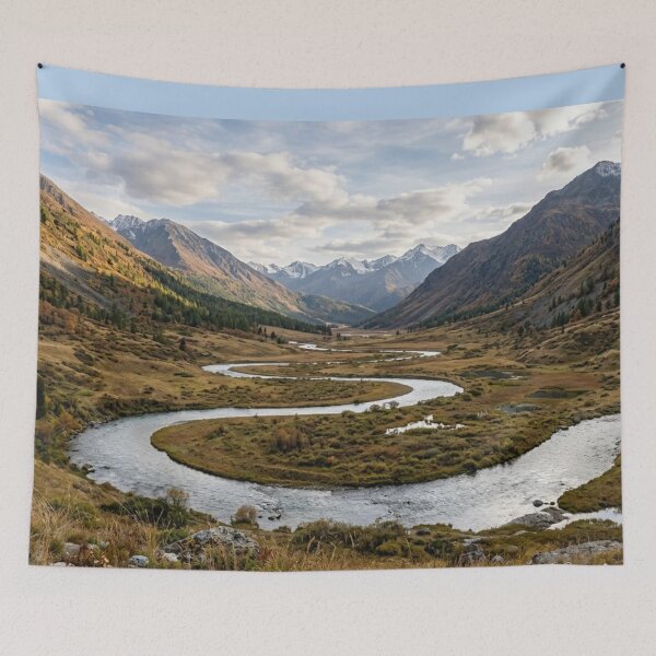Item preview, River in an empty valley designed and sold by Malisa345.