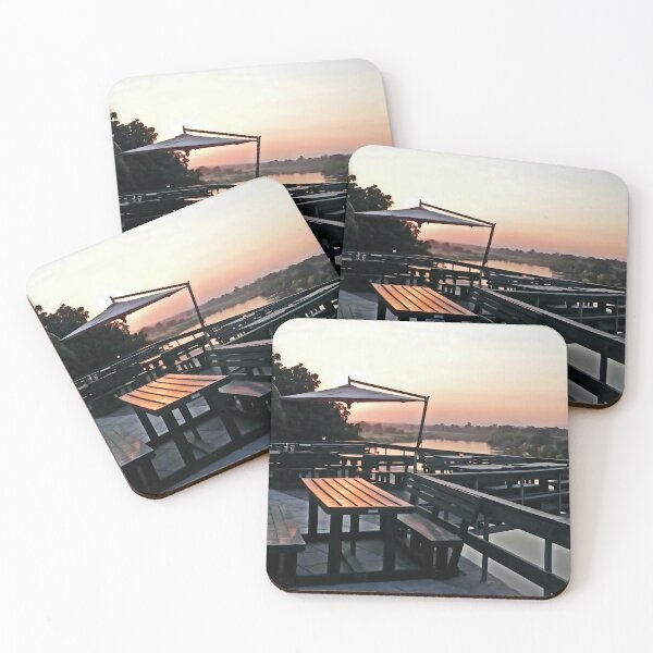 Item preview, Sunset over the Kafue River, Zambia designed and sold by JaneFlowersAfrica.