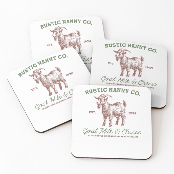 Item preview, Rustic Nanny Co Goat Milk And Cheese Handcrafted Vintage designed and sold by krystalRomanart.