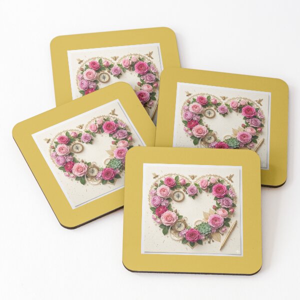 Item preview, Timeless Love: Vintage Heart-Shaped Bouquet. designed and sold by JoyNest = "The nest of joy".