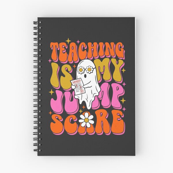Item preview, Teaching Is My Jump Scare Psychedelic Melting Ghost designed and sold by Teeflex.