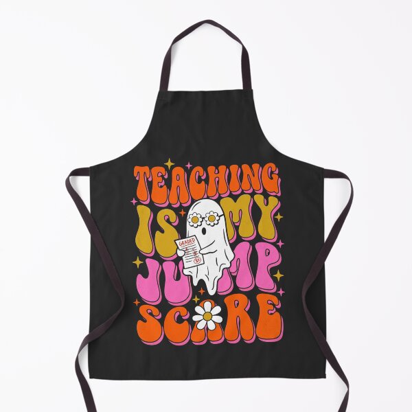 Item preview, Teaching Is My Jump Scare Psychedelic Melting Ghost designed and sold by Teeflex.