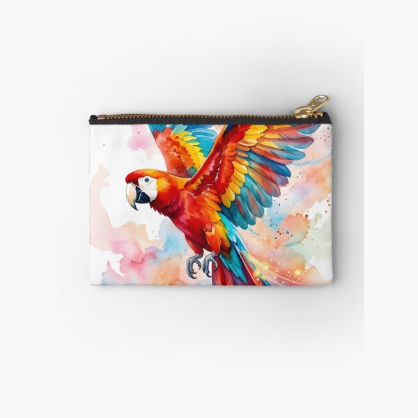 Item preview, Parrot Scarlet Macaw Ara Macao Colorful Tropical Bird designed and sold by RubisLeaf.