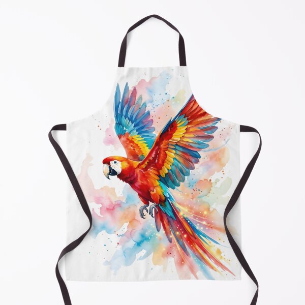 Item preview, Parrot Scarlet Macaw Ara Macao Colorful Tropical Bird designed and sold by RubisLeaf.