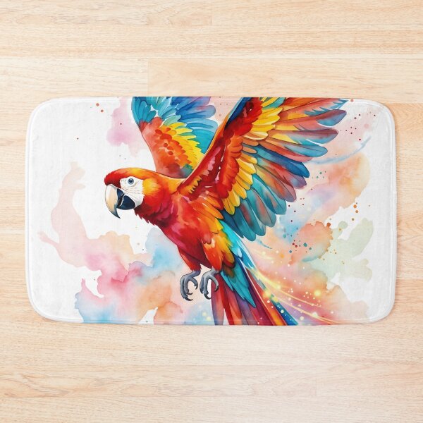 Item preview, Parrot Scarlet Macaw Ara Macao Colorful Tropical Bird designed and sold by RubisLeaf.