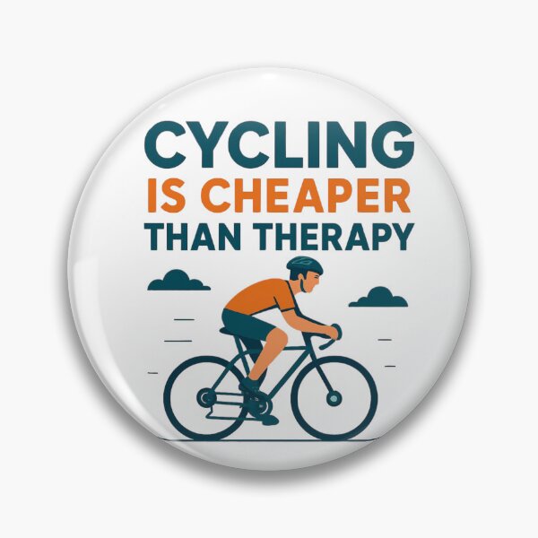 Item preview, Cycling Shirt – Cycling Is Cheaper Than Therapy designed and sold by PeterskyDesign.
