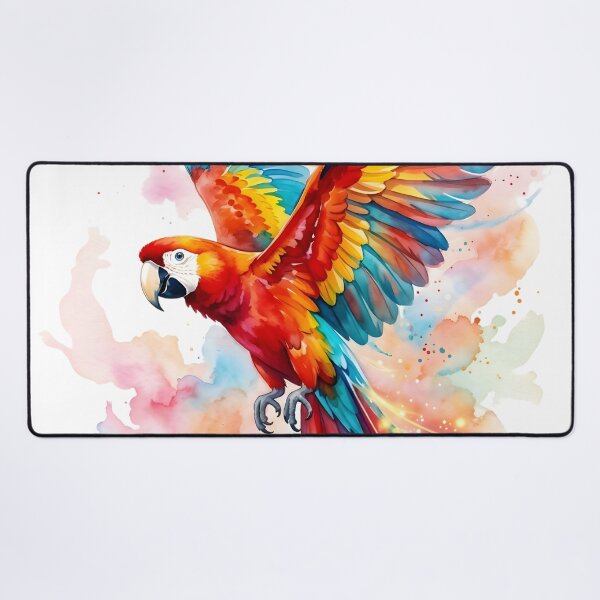 Item preview, Parrot Scarlet Macaw Ara Macao Colorful Tropical Bird designed and sold by RubisLeaf.