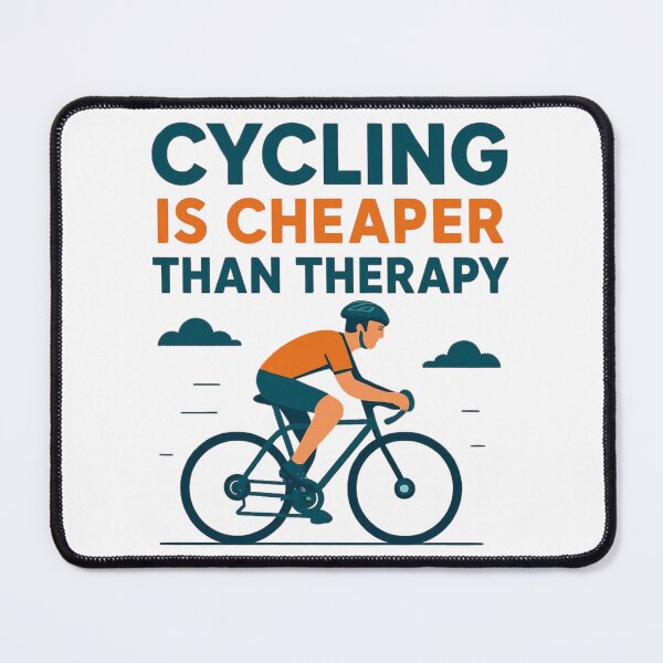 Item preview, Cycling Shirt – Cycling Is Cheaper Than Therapy designed and sold by PeterskyDesign.