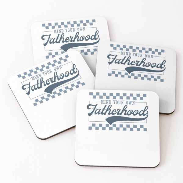 Item preview, Mind Your Own Fatherhood Retro Checkerboard designed and sold by krystalRomanart.