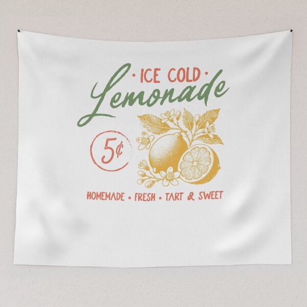 Item preview, Ice Cold Lemonade Homemade Fresh Tart And Sweet Vintage designed and sold by krystalRomanart.