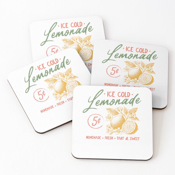 Item preview, Ice Cold Lemonade Homemade Fresh Tart And Sweet Vintage designed and sold by krystalRomanart.
