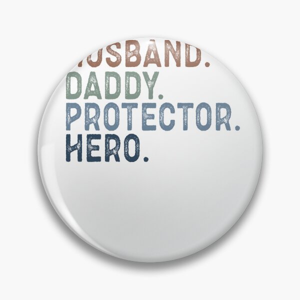 Item preview, Husband Daddy Protector Hero Retro Vintage designed and sold by krystalRomanart.