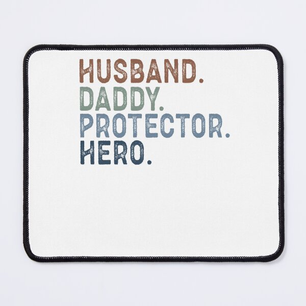 Item preview, Husband Daddy Protector Hero Retro Vintage designed and sold by krystalRomanart.