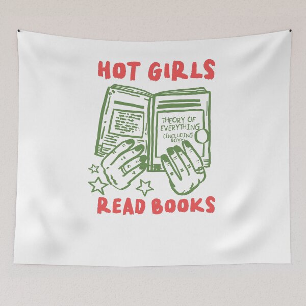 Item preview, Hot Girls Read Books Theory Of Everything Including Boys designed and sold by krystalRomanart.