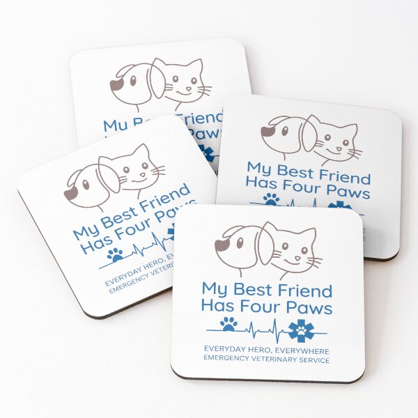 Item preview, Paramedic Daddy Dog Cat Lover My Best Friend Has Four Paws EMS EMT Inspirational Gift for Cat Dog Dad designed and sold by Im-Ara.