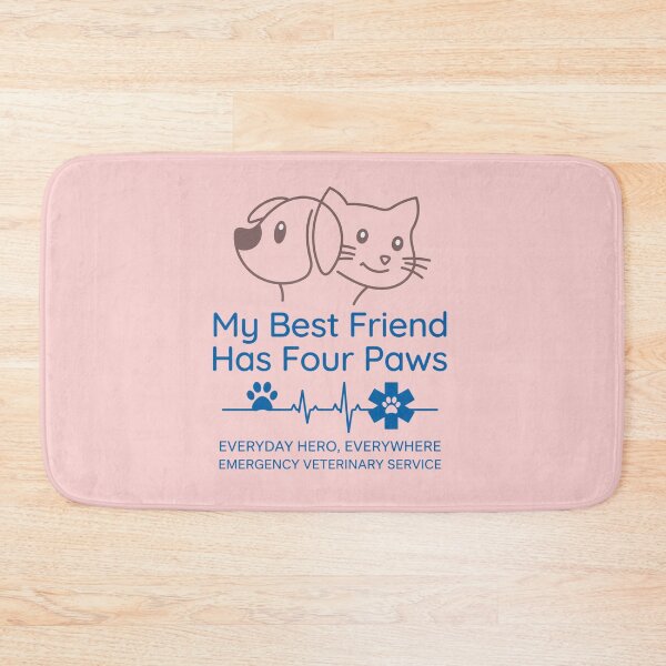 Item preview, Paramedic Daddy Dog Cat Lover My Best Friend Has Four Paws EMS EMT Inspirational Gift for Cat Dog Dad designed and sold by Im-Ara.