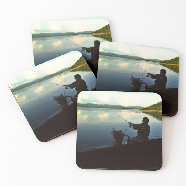 Item preview,  Angling in the late afternoon Lake Kariba Zambia designed and sold by JaneFlowersAfrica.