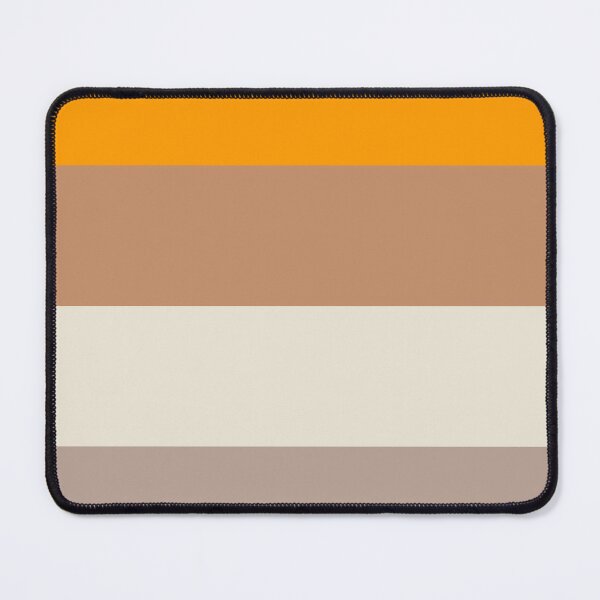 Item preview, Dutch orange, antique brass, white chocolate & light brown blocks designed and sold by Mint + Midnight.