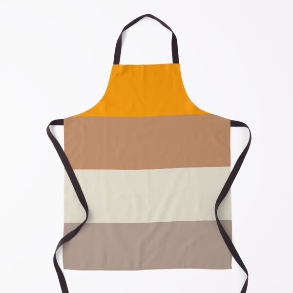 Item preview, Dutch orange, antique brass, white chocolate & light brown blocks designed and sold by Mint + Midnight.