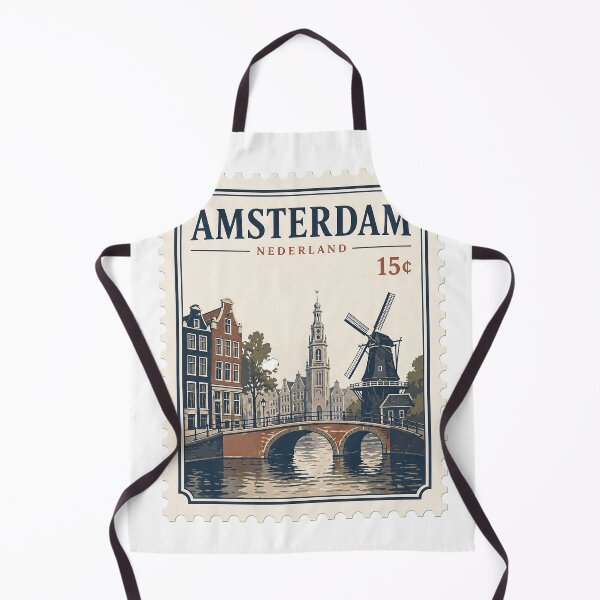 Artikelvorschau, Amsterdam Minimalist Stamp Vintage City Design entworfen und verkauft von ustylelab.