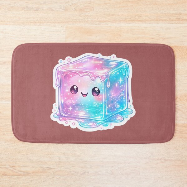 Item preview, Needoh Cute Kawaii Jelly Cube Sticker | Pastel Galaxy Needoh Squishy Aesthetic | Glossy Slime Cube Art designed and sold by Bhaskar Digital Art.