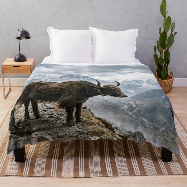 Item preview, Yak in a windy mountain designed and sold by Malisa345.