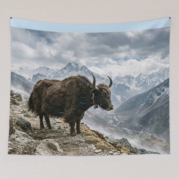 Item preview, Yak in a windy mountain designed and sold by Malisa345.