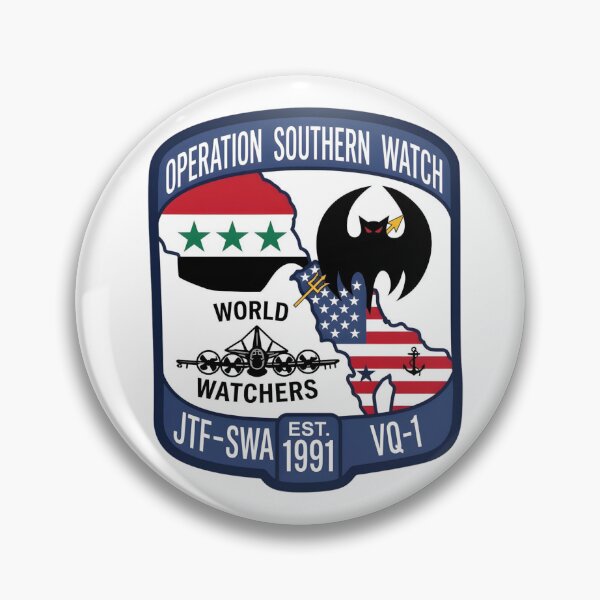 Item preview, Operation Southern Watch: VQ-1 "World Watchers" Mission Patch designed and sold by CharlieDesings.