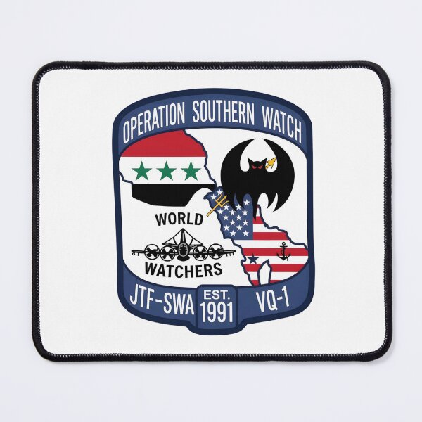Item preview, Operation Southern Watch: VQ-1 "World Watchers" Mission Patch designed and sold by CharlieDesings.