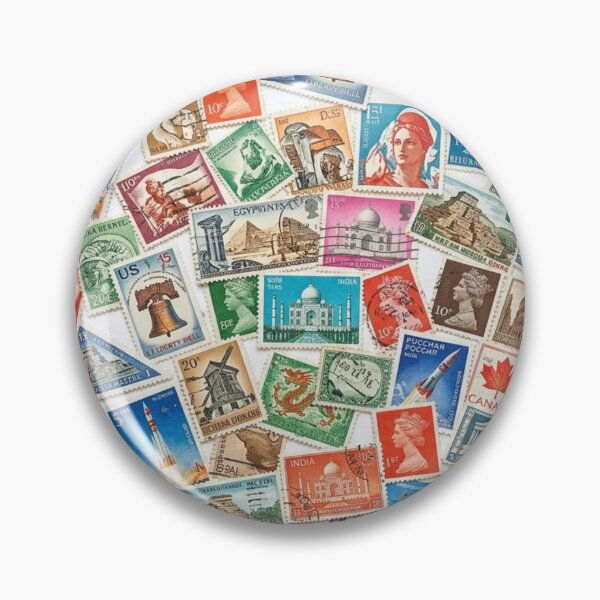 Item preview, Vintage World Postage Stamps Collection - Global Explorer Edition designed and sold by Cassia Leandra.
