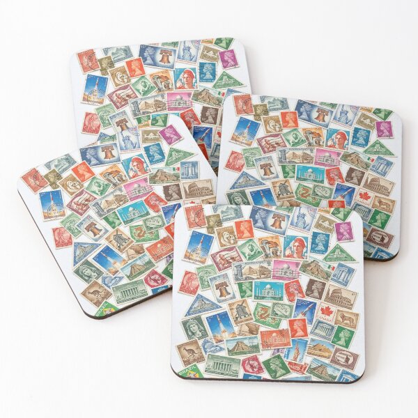 Item preview, Vintage World Postage Stamps Collection - Global Explorer Edition designed and sold by Cassia Leandra.