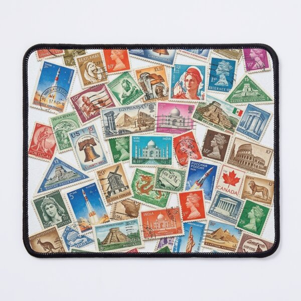 Item preview, Vintage World Postage Stamps Collection - Global Explorer Edition designed and sold by Cassia Leandra.