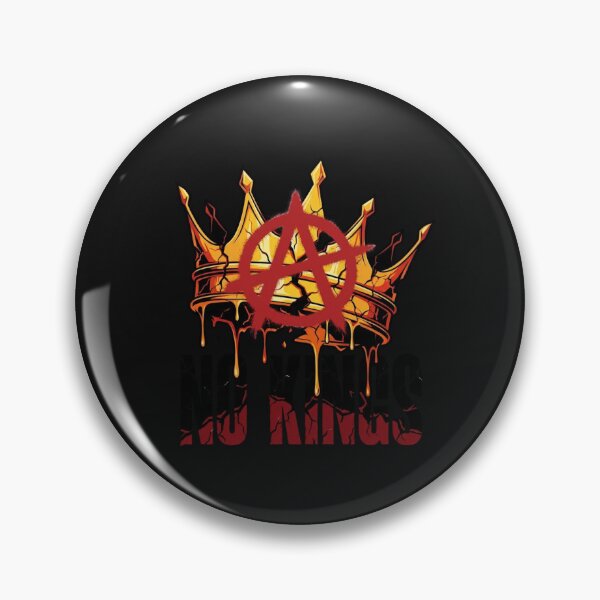Item preview, No Kings Anarchy Crown Anti-Authority Statement Design designed and sold by maydebanxin.