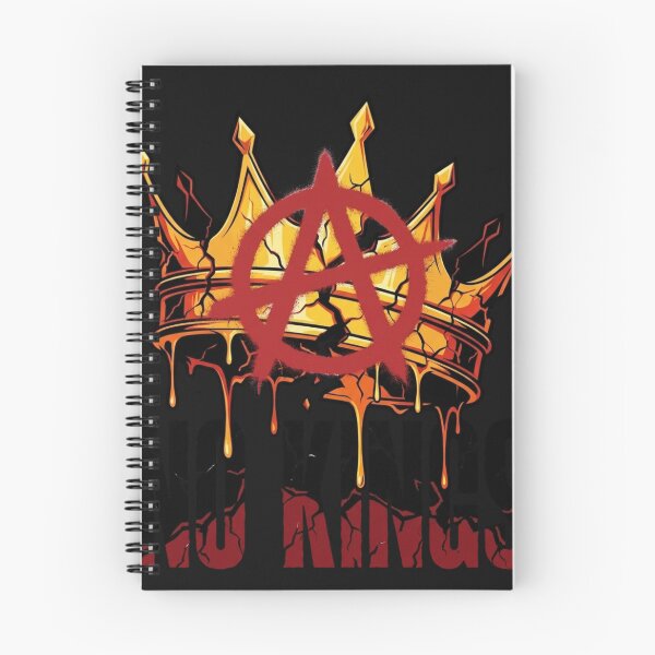 Item preview, No Kings Anarchy Crown Anti-Authority Statement Design designed and sold by maydebanxin.