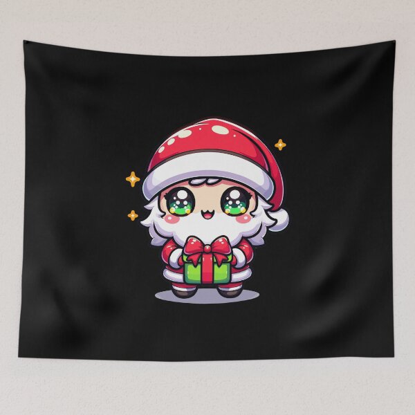 Item preview, Cute Kawaii Santa Claus Christmas Gift Design designed and sold by CyfroweMysli.