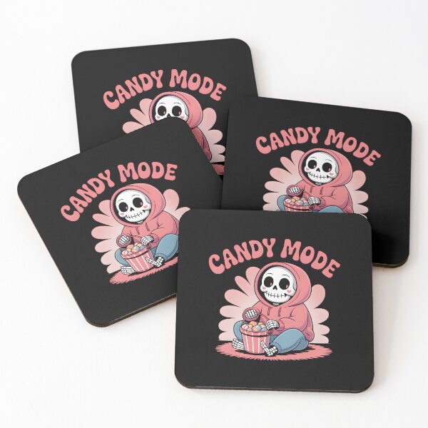 Item preview, Candy Mode Skeleton with Candy Bucket – Cute Pastel Halloween Cozy Design designed and sold by Raw Tigers.