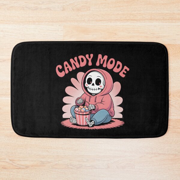 Item preview, Candy Mode Skeleton with Candy Bucket – Cute Pastel Halloween Cozy Design designed and sold by Raw Tigers.