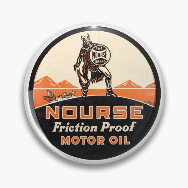 Item preview, Vintage Nourse Friction Proof Motor Oil designed and sold by QuayTradingCo.