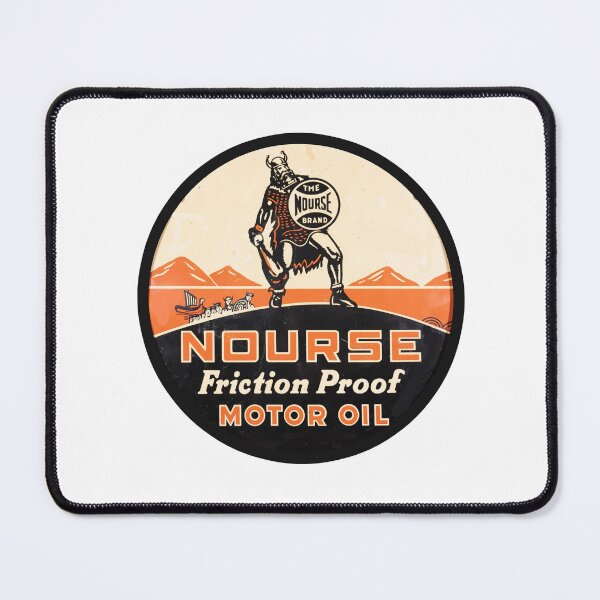 Item preview, Vintage Nourse Friction Proof Motor Oil designed and sold by QuayTradingCo.