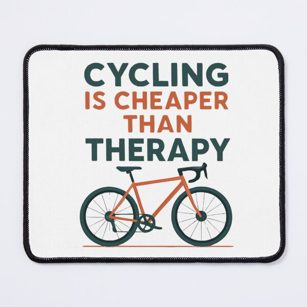 Item preview, Cycling Shirt – Cycling Is Cheaper Than Therapy designed and sold by PeterskyDesign.