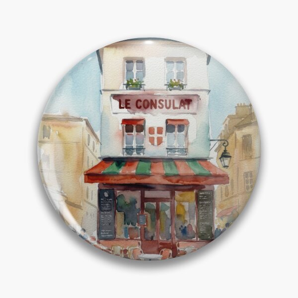 Item preview, Le Consulat Paris Watercolor designed and sold by caracatita75.