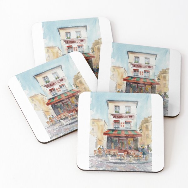 Item preview, Le Consulat Paris Watercolor designed and sold by caracatita75.
