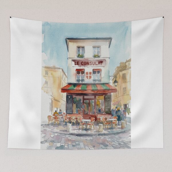 Item preview, Le Consulat Paris Watercolor designed and sold by caracatita75.