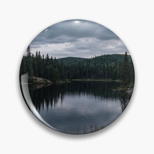 Item preview, Dark lake surrounded by pine trees designed and sold by Malisa345.