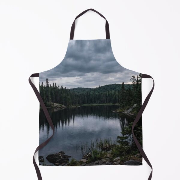 Item preview, Dark lake surrounded by pine trees designed and sold by Malisa345.
