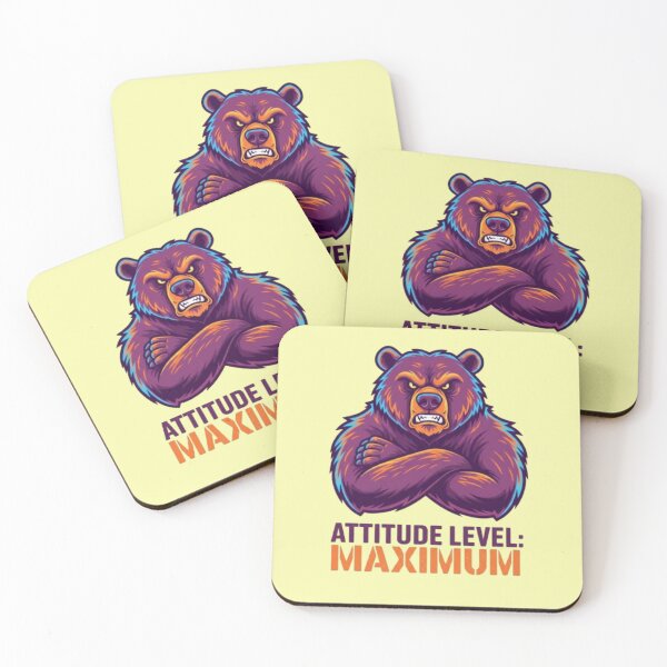 Item preview, Attitude Bear – Maximum Confidence Design designed and sold by Dogandesighn.