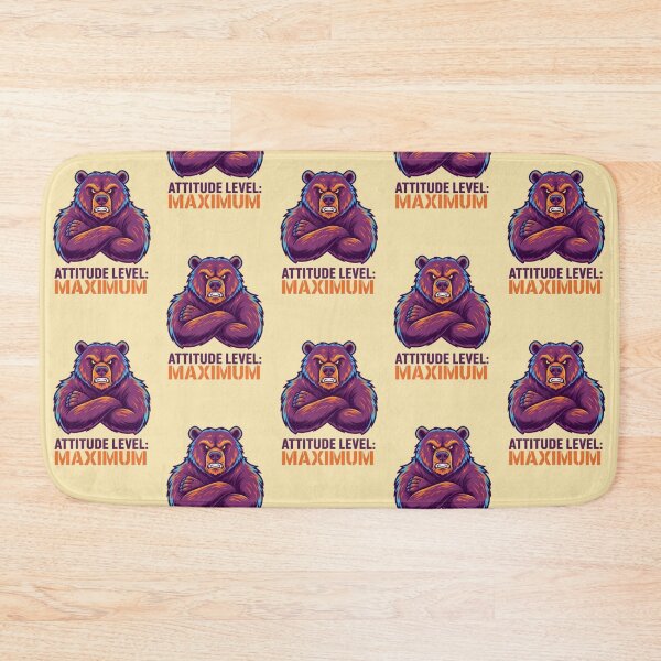 Item preview, Attitude Bear – Maximum Confidence Design designed and sold by Dogandesighn.